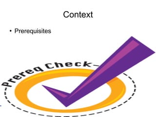 Training of Trainers
Mohammad Tawfik
#AcademyOfKnowledge
http://AcademyOfKnowlwdge.org
Context
●
Prerequisites
 
