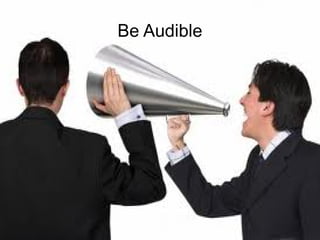 The Presentaton
Mohammad Tawfi
#WiiiCourses
http:////WiiiCoursesWWiiiSpaeesWeom
Be Audible
 