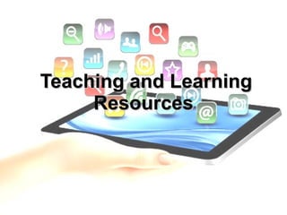 Training of Trainers
Mohammad Tawfik
#AcademyOfKnowledge
http://AcademyOfKnowlwdge.org
Teaching and LearningTeaching and Learning
ResourcesResources
 