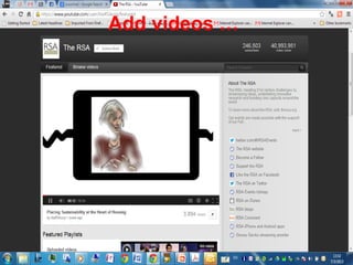 The Presentaton
Mohammad Tawfi
#WiiiCourses
http:////WiiiCoursesWWiiiSpaeesWeom
Add videos …
 