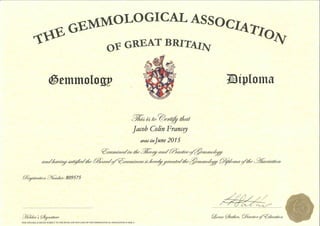 Gemmology Diploma