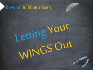 Beyond Building a team
 