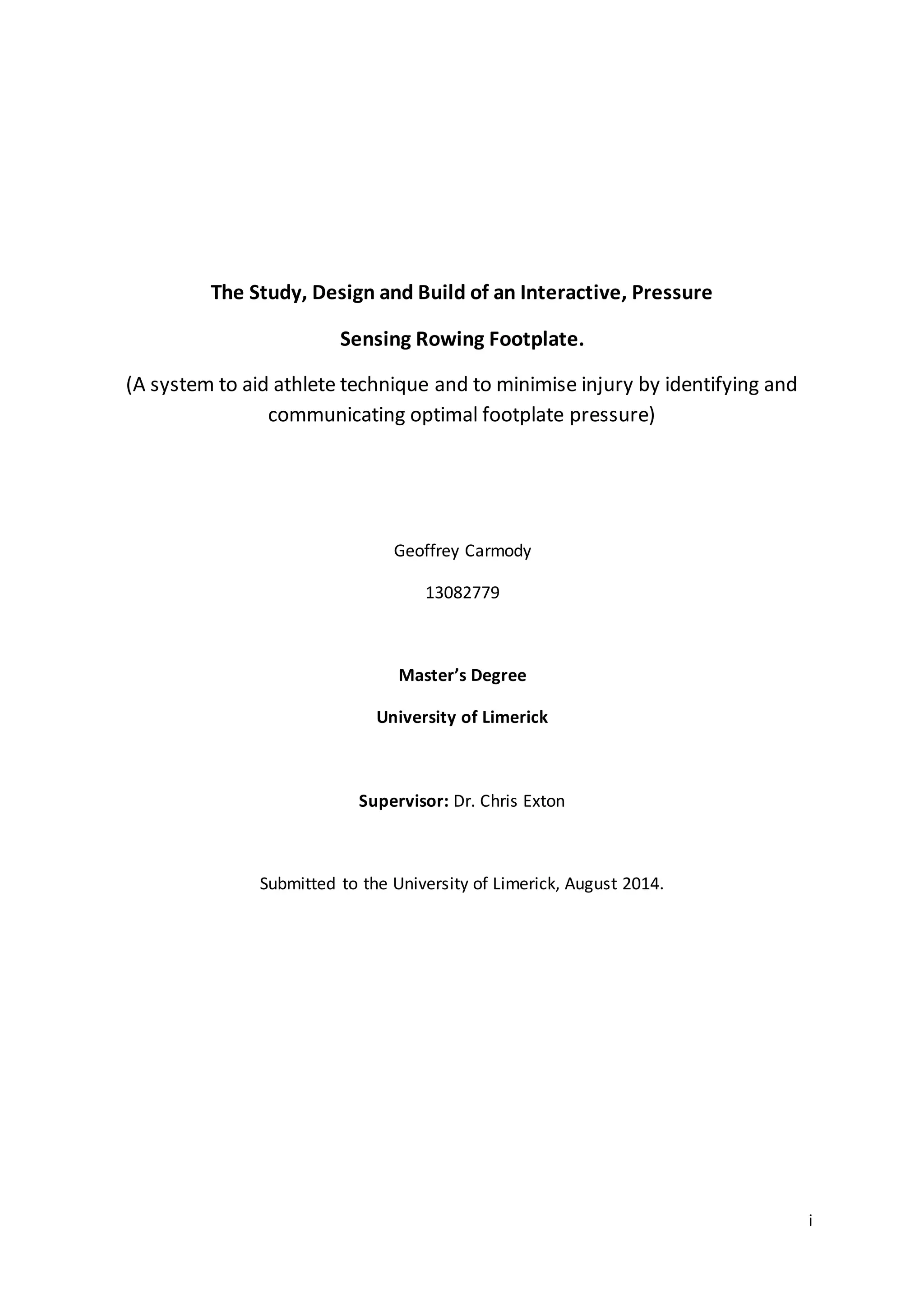 Geoffrey_Carmody_13082779_The_Study_Design_and_Build_of_an_Interactive