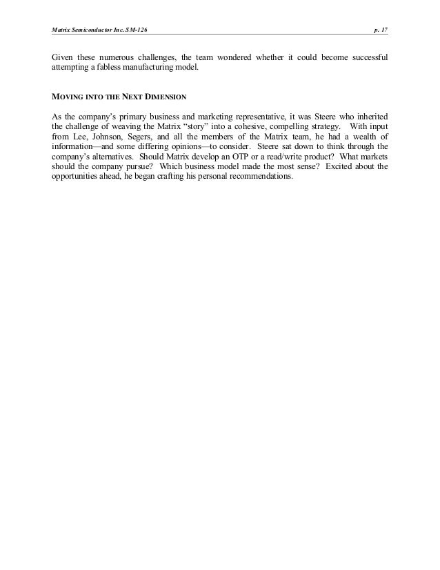 Stanford Case Study A