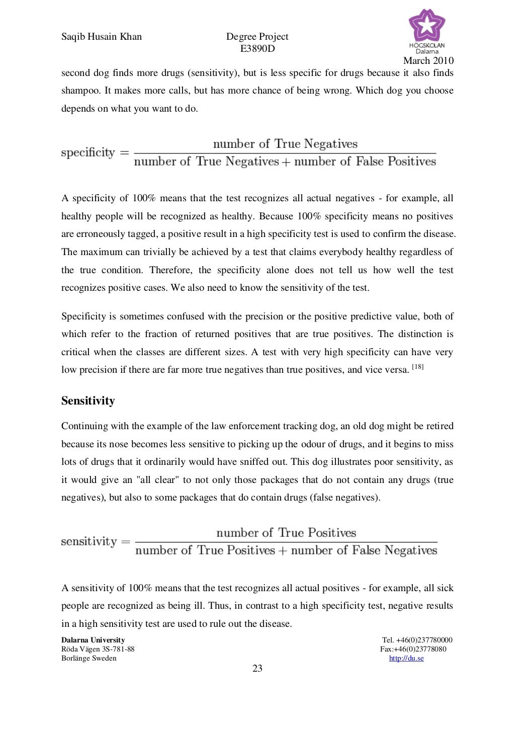 Predictive model dissertation picture