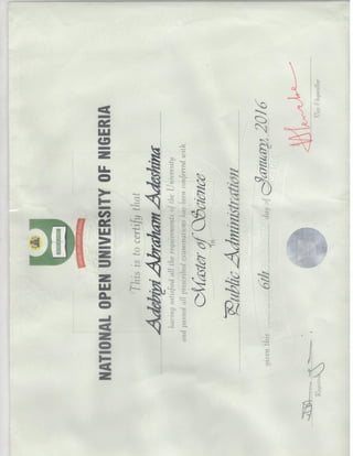 NOUN Certificate