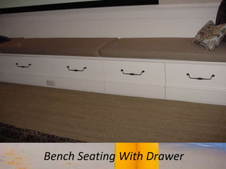 Bench Seating With Drawer