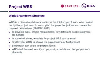 RICS Project Controls 240415-final 12 May | PPTX