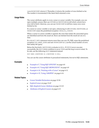 B28370 - PL-SQL - Oracle Reference