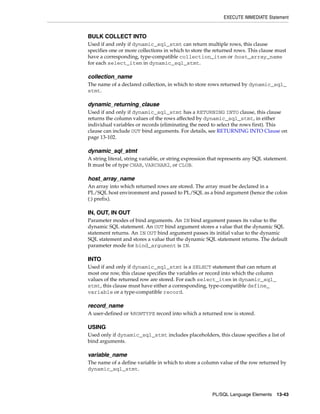 B28370 - PL-SQL - Oracle Reference