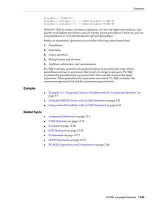 B28370 - PL-SQL - Oracle Reference