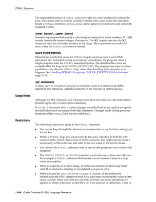 B28370 - PL-SQL - Oracle Reference