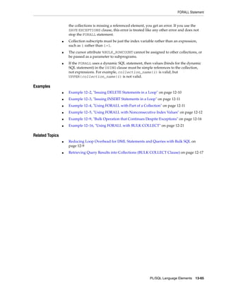B28370 - PL-SQL - Oracle Reference