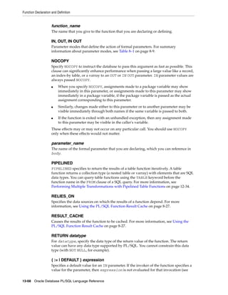 B28370 - PL-SQL - Oracle Reference