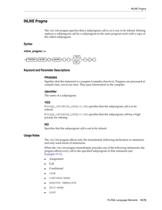 B28370 - PL-SQL - Oracle Reference