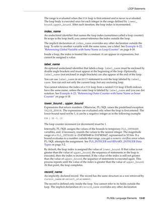 B28370 - PL-SQL - Oracle Reference