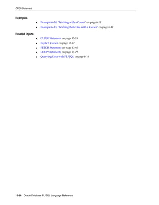 B28370 - PL-SQL - Oracle Reference