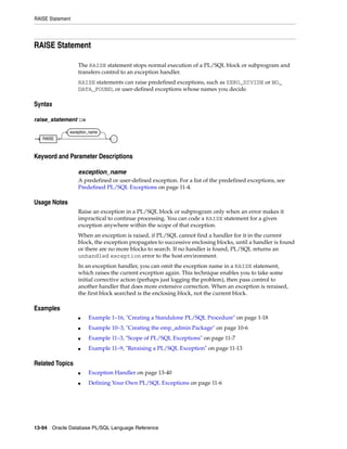 B28370 - PL-SQL - Oracle Reference