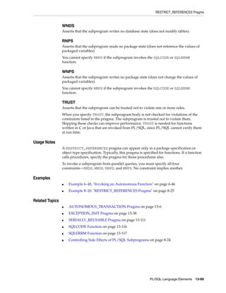 B28370 - PL-SQL - Oracle Reference