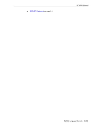 B28370 - PL-SQL - Oracle Reference