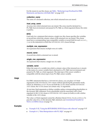 B28370 - PL-SQL - Oracle Reference