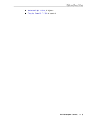 B28370 - PL-SQL - Oracle Reference