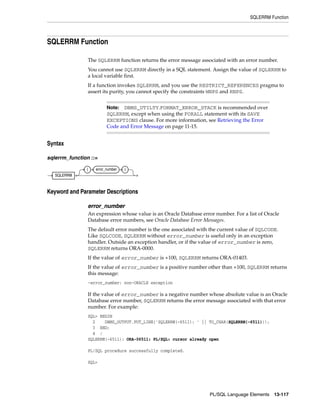 B28370 - PL-SQL - Oracle Reference