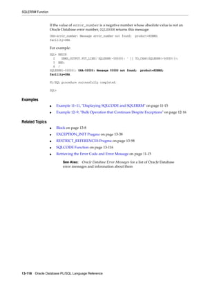 B28370 - PL-SQL - Oracle Reference