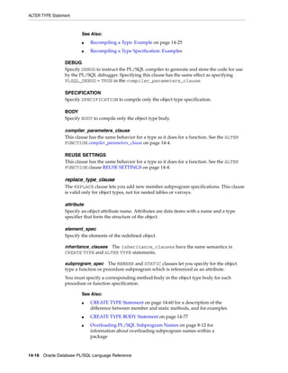 B28370 - PL-SQL - Oracle Reference