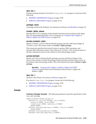 B28370 - PL-SQL - Oracle Reference
