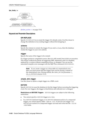B28370 - PL-SQL - Oracle Reference