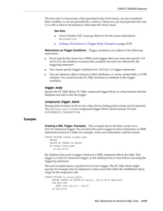 B28370 - PL-SQL - Oracle Reference