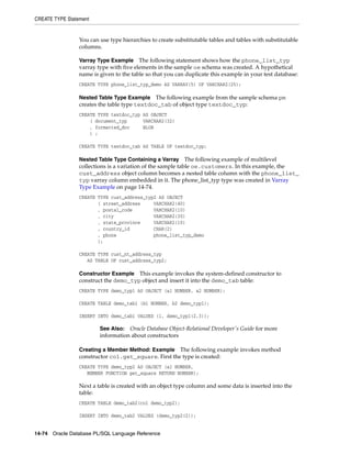 B28370 - PL-SQL - Oracle Reference