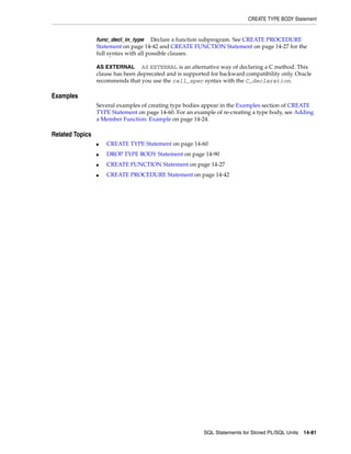 B28370 - PL-SQL - Oracle Reference
