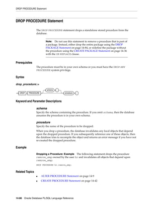 B28370 - PL-SQL - Oracle Reference