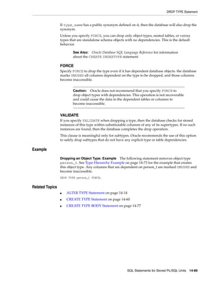 B28370 - PL-SQL - Oracle Reference