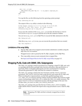 B28370 - PL-SQL - Oracle Reference