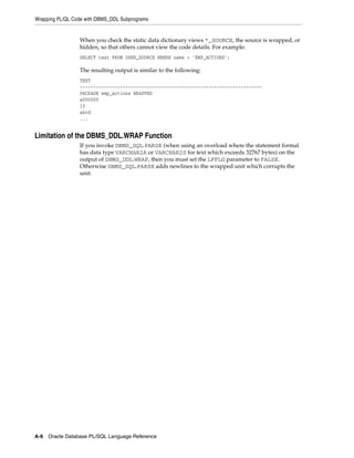 B28370 - PL-SQL - Oracle Reference