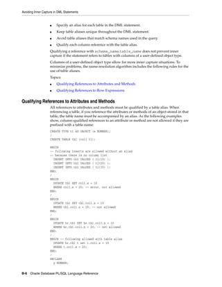 B28370 - PL-SQL - Oracle Reference