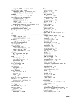 B28370 - PL-SQL - Oracle Reference