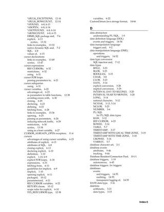 B28370 - PL-SQL - Oracle Reference