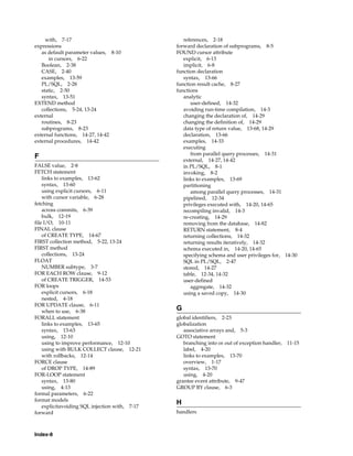 B28370 - PL-SQL - Oracle Reference