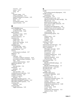 B28370 - PL-SQL - Oracle Reference