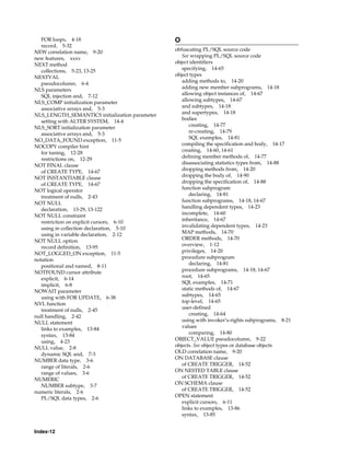 B28370 - PL-SQL - Oracle Reference