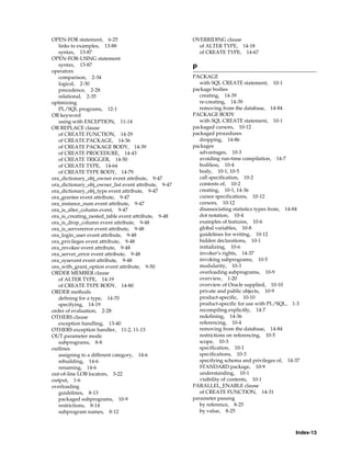 B28370 - PL-SQL - Oracle Reference