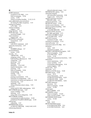 B28370 - PL-SQL - Oracle Reference