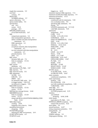 B28370 - PL-SQL - Oracle Reference