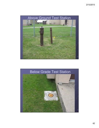 2/13/2013
42
Above Ground Test Station
Below Grade Test Station
 