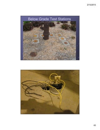 2/13/2013
43
Below Grade Test Stations
Below Grade Test Stations
 