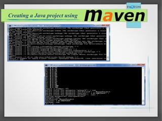 Creating a Java project using
 
